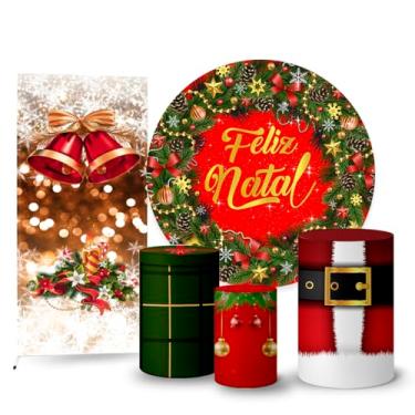 Imagem de Trio Capas Cilindro + Painel Redondo + Lateral Natal (K2NAT0037)