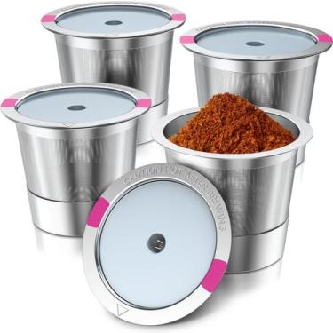 Imagem de Cápsulas de café reutilizáveis em aço inoxidável para Keurig 1.0 (paco