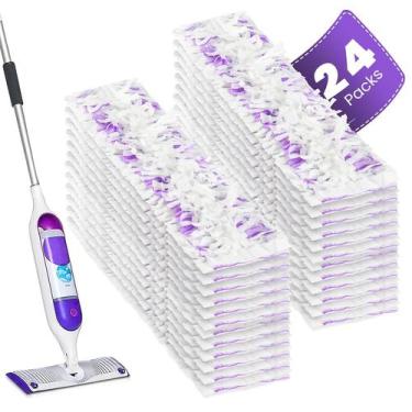 Imagem de Recargas descartáveis Power Mop, pacote com 24 unidades, compatíveis c