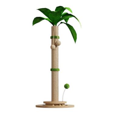 Imagem de Dualoai Arranhador para Gatos, Peteca E Bola Pendurada, Arranhador para Gatos, Trackball Interativo, Arranhador Alto para Sala de Estar de Gatos