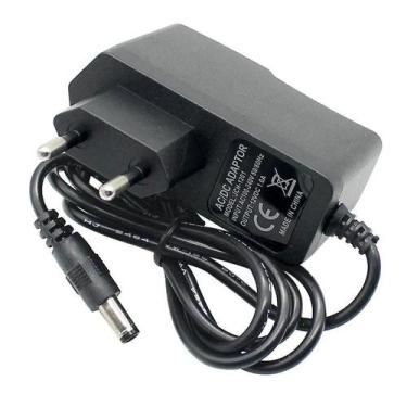 Imagem de 12V 1A UE Plug AC Para DC 100V-240V Carregador Adaptador De Fonte De A