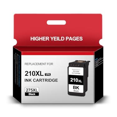 Imagem de Cartucho de tinta preta de substituição 210XL para Canon 210 210XL PG-210XL Use para impressora Canon Pixma MX410 MX350 MP250 MP495 MX330 MX340 MP280 MP480 MP490 (1 preta)