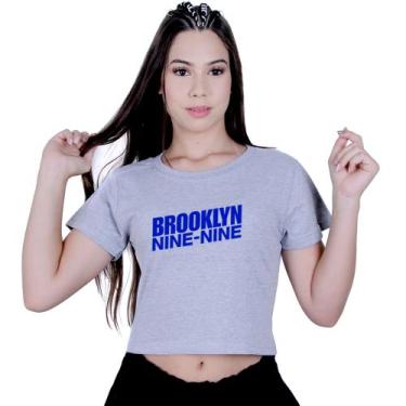 Imagem de Blusinha Cropped Algodão Brooklyn Nine Nine - Lafre, Cinza, GG