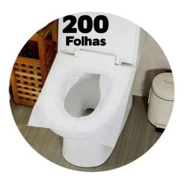 Imagem de Protetor Sanitário Descartável Biodegradável Com 200 Unidades - ARADES