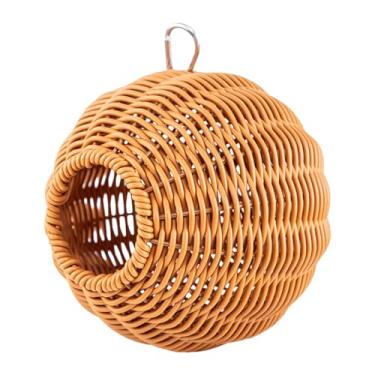 Imagem de Gralara Rede para Pássaros, Cama Suspensa, Gaiola Feita à Mão, Acessórios, Suporte para Poleiro, Casa para Periquitos, Calopsitas, Papagaios, Tentilhõe