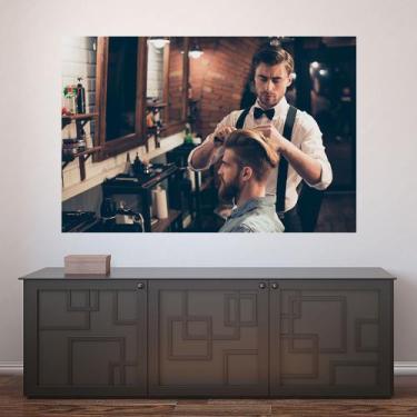 Imagem de Painel Adesivo de Parede - Barbearia - Barber Shop - 1066png - Allodi