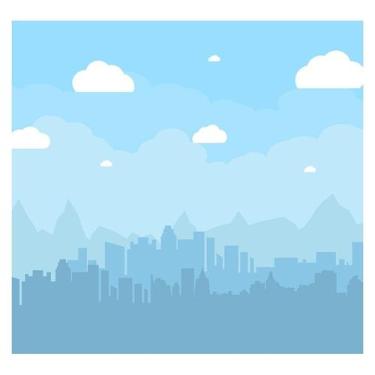 Imagem de Papel de Parede Adesivo Infantil Paisagem Céu Quarto Bebe - 684pcp - A