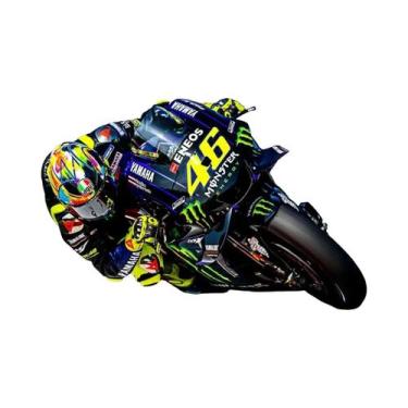Imagem de Clássico Moto Gp Corrida Motocicleta Esportes Competição Lona Arte Da 
