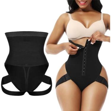 Imagem de 2-em-1 Pêssego Bumbum Curvilíneo Shaper, Shapewear Controle De Barriga Levantamento De Bumbum Para Mulheres, Corset Trimmer Shaper Belt, Black, XXL