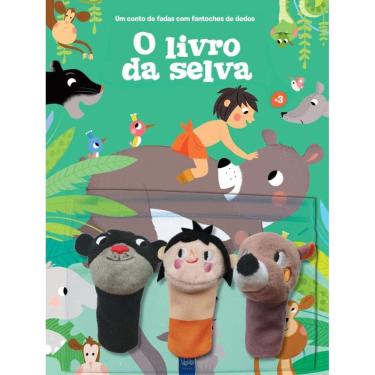 Imagem de Um conto de fadas com fantoches de dedos: O livro da selva