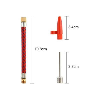 Imagem de Kit Bicos Para Encher Inflar Bolas Piscinas 5 Peças - camp
