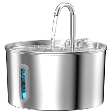 Imagem de Fonte de água KOOGMOON Cat em aço inoxidável 2.2L