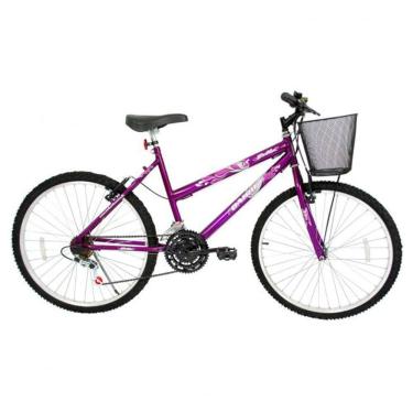 Imagem de Bicicleta Aro 26 21 Marcha Feminino Com Cesta Bella Cairu