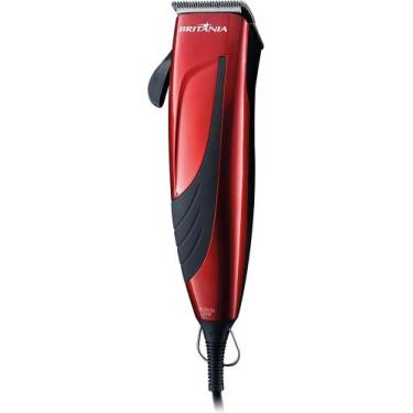 Imagem de Cortador de Cabelos Britania BCR05V 14W 220V/50HZ Vermelho/Preto, 220V