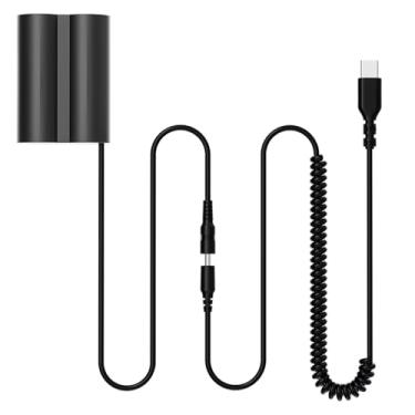 Imagem de F1TP Bateria falsa NP-W235 com cabo USB-C fonte de alimentação contínua para câmera Fujifilm GFX100 II GFX100S GFX50S II X-H2S X-H2 X-T5 X-T4 X-S20 (NP-W235)