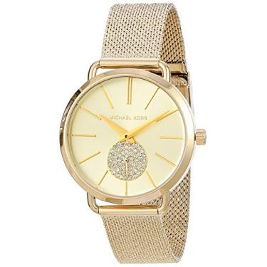 Imagem de Relógio Michael Kors Feminino Essential Portia Dourado - Mk3844/1dn