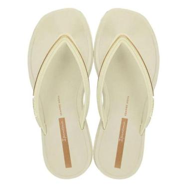 Imagem de Chinelo Feminino Ipanema Lançamento Glow 2025, Bege, 35