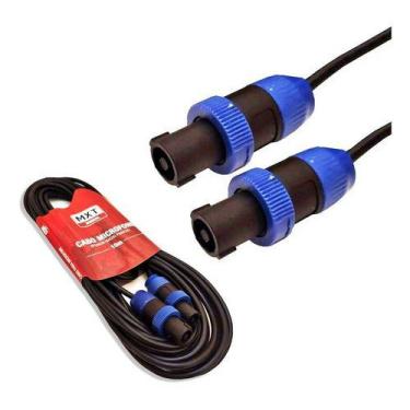 Imagem de Cabo Speakon 4 Polos Macho Para Caixa Acústica Conector 10 M Mxt - Mxt
