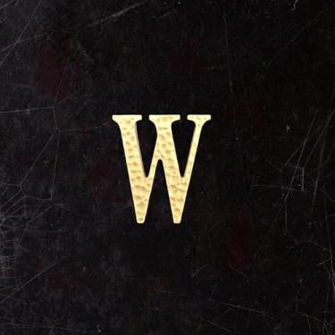 Imagem de BWRMHME Letras e números autoadesivos de latão sólido com textura de estria maleolar – Alfabeto de metal de 4,5 cm de ouro antigo para porta, parede, placa de sinalização de caixa de correio, rua e