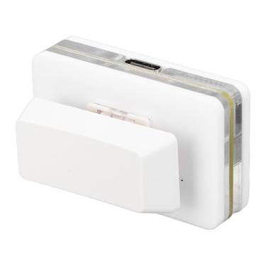 Imagem de Yosoo Switch Mecânico de Swappable Quente RGB Lit Script Personalizado 1 Teclado de Tecla, Design Portátil Compacto para Mac, Interface USB do Tipo C para Linux Pi, Chave de Teclado (Branco)