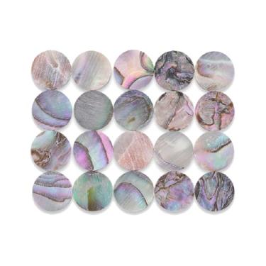 Imagem de Eujgoov Mãe De Pérola Fretboard Inlay Dots Stand Baixo Bandolim Abalone Adesivos Fret Para Guitarra Banjoe (20 os vendidos)