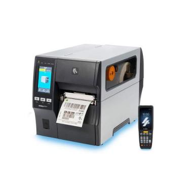 Imagem de Kit Zebra Coletor de Dados MC22 + Impressora ZT411 