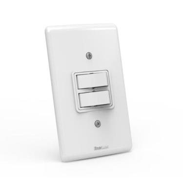 Imagem de Interruptor de Embutir com 2 Teclas - Enerbras - Ref.28770 Tecnolar