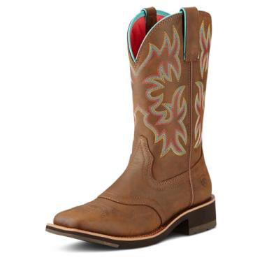 Imagem de Ariat Bota feminina Delilah Western, Marrom torrado., 34