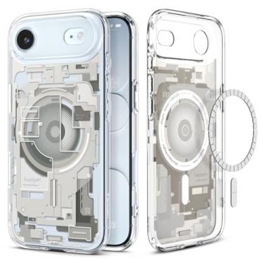 Imagem de Capa Spigen para iPhone 17 Air, Ultra Híbrida [MagFit] Projetada para Apple iPhone 17 Air - Zero One Titânio Natural