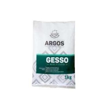 Imagem de Gesso multiuso artesanato branco argos - 1kg - GERAL