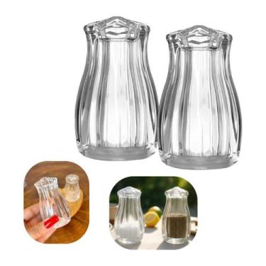 Imagem de Saleiro e Pimenteiro em Vidro Pétala Wolff Linha Premium Mesa Posta