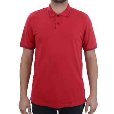 Imagem de Camisa Polo Masculina Ogochi Essencial Slim Vermelho - 0074, GG