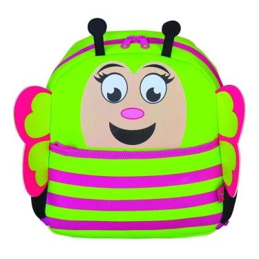 Imagem de Mochila Infantil Linda Joaninha Passeio Escola Bolsa Térmica