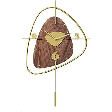 Imagem de Relógio de parede relógio de arte moderna relógio de parede nórdico criativo grande relógio de parede criativo de pêndulo de design moderno relógio de parede da sala de estar relógio de decoração de