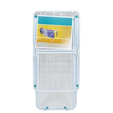 Imagem de Chão Abas Dobrável Grande Super Resistente(Varal Slim Branco 144cm 20 kg)