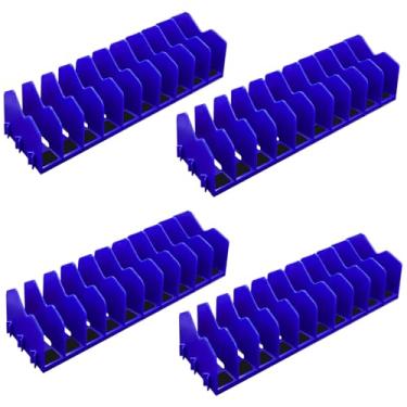 Imagem de Eikovia Organizador de alicates, pacote com 4 alicates, cortadores de ferramentas, design extensível e base de borracha antiderrapante, caixa de ferramentas com 40 compartimentos, gaveta para alicates