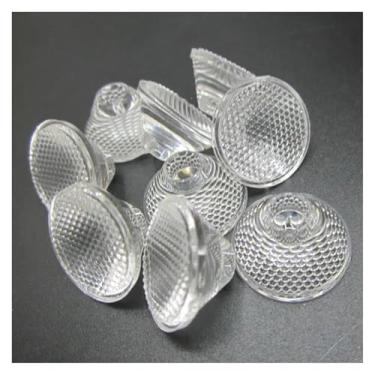 Imagem de POWTAXBJGD Lente óptica LED de 50 peças 1W 3W, 20 mm de diâmetro pmma lentes LED de alta potência 8/30/45/60 Grânulos para luz LED (60 graus)