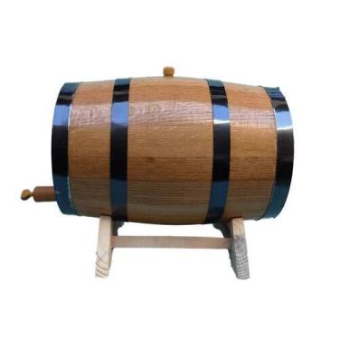 Imagem de Barril de Carvalho Europeu 50 Litros - Madeira Premium - no-brand