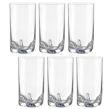 Imagem de Jogo de copos para água Gremax 20.589.230 Bohemia Trio com 6 copos em 