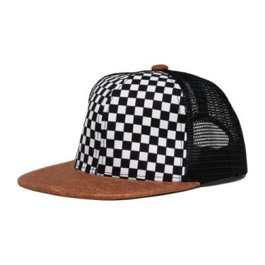 Imagem de Chapéu Funky Junque Checkered para bebês e crianças de 12 a 24 meses