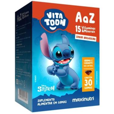Imagem de Polivitamínico A-Z Kids Vitatton Stitch 30 gomas - Maxinutri, Brigadei