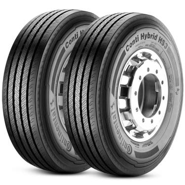 Imagem de 2 Pneu 295/80R22.5 Continental Conti Hybrid HS3 SA 152/148M