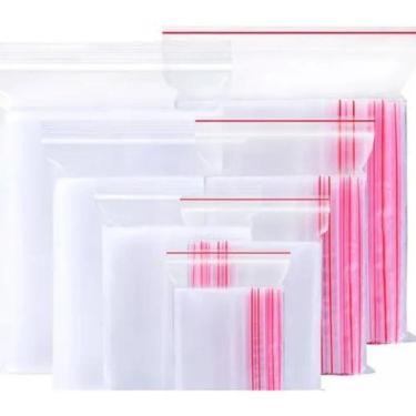 Imagem de Kit 1.000 Sacos Plásticos Zip Lock Talge - 14X20Cm