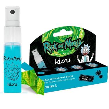 Imagem de Spray Bucal Kissu - Rick & Morty - Sabor Hortelã 15Ml