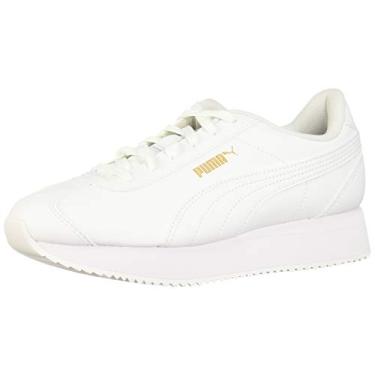 Imagem de Puma Tênis feminino Turin Platform, branco, 42