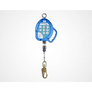 Imagem de Trava-Quedas Retrátil Hércules HTQR010G Em Cabo de Aço de 10 Metros