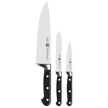 Imagem de Kit de Facas Profissionais ZWILLING Professional S 3 Peças, Lâminas Afiadas a Laser em Aço Alemão, Fabricado na Própria Fábrica