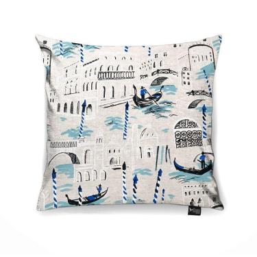 Imagem de Capa Almofada Tecido Estampado Veneza D21