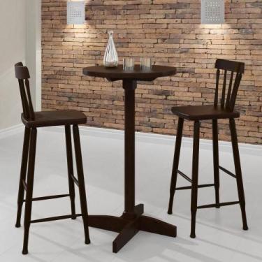 Imagem de Conjunto Sala De Jantar-bar Mesa/ 2 Banquetas Altas Cr50119 - MULTIMOV