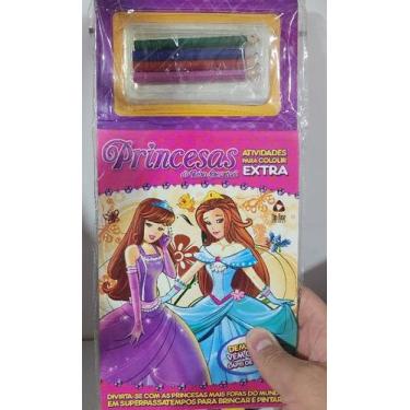 Imagem de Livro Princesas - Atividades Para Colorir - Acompanha Lápis - EDIORA O